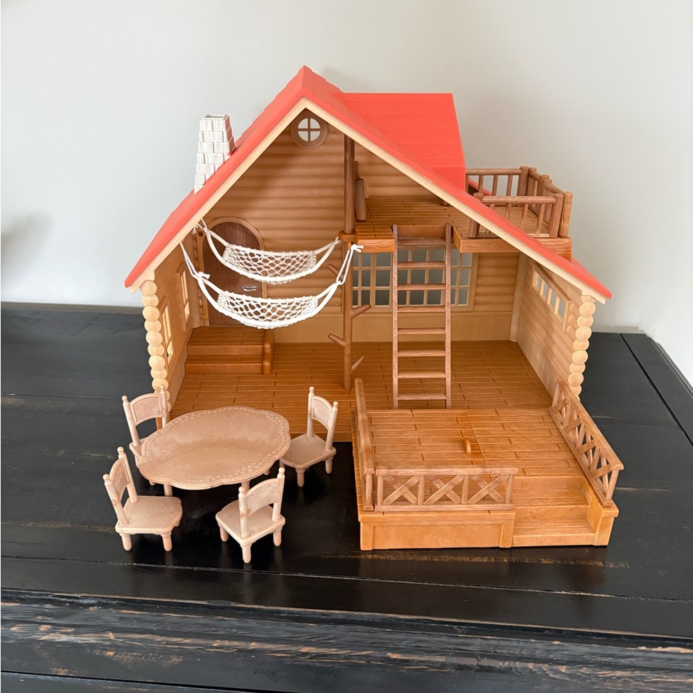 Calico Critters log house